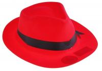Шляпа Красная с кантом 1 шт