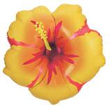 Шар фольга Фигура Гавайский цветок (BL)G36