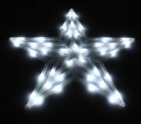 Фигура Звезда 60 см LED30 8 р пласт белый 1 шт
