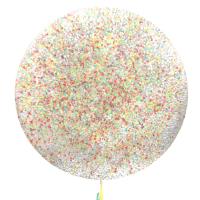 Шар Баблс 50 см с шариками пенопласт разноцветные 1 шт