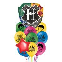 Букет Гарри Поттер герб Хорвартса 11 шт