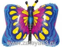 Шар фольга Фигура Бабочка синяя (FM)G36